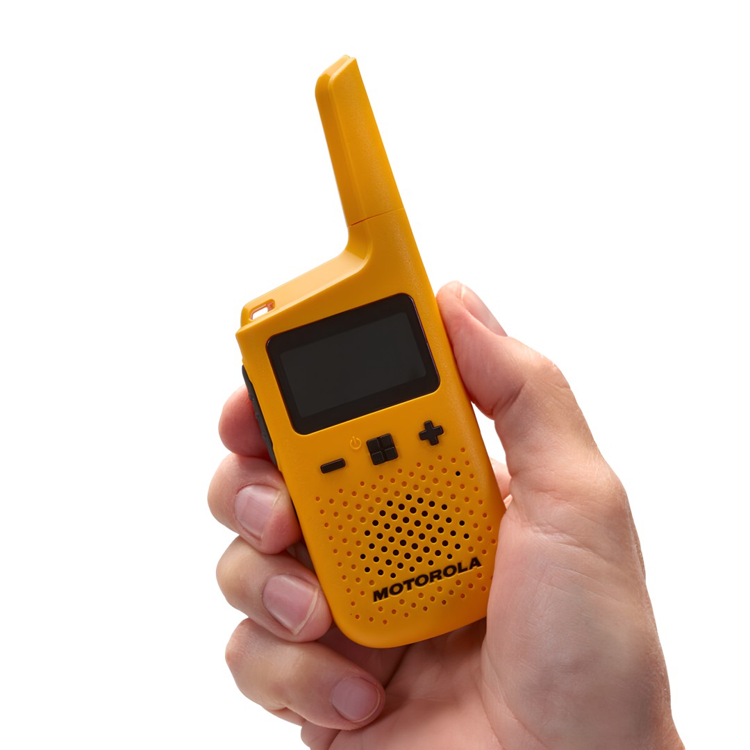 Motorola T72-S 8 km Menzilli PMR446 İkili Telsiz Seti Sarı