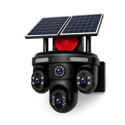 MPIA RENORA 16MP 4G AOV Çift Solar Panelli 4 Kameralı Sim Kartlı Güvenlik Kamerası