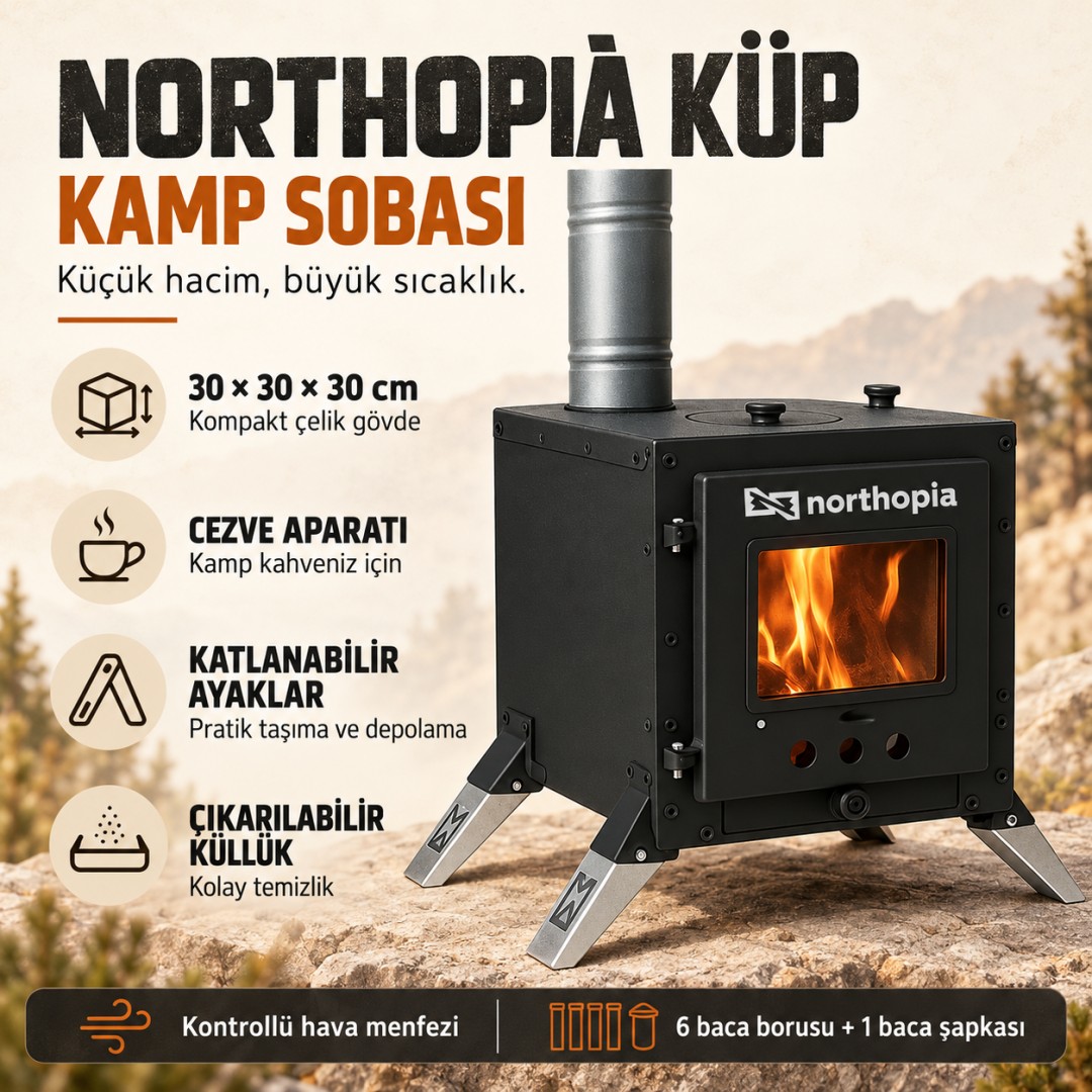 Northopia Np001 Kup Odunlu Kamp Sobasi Ozellikler