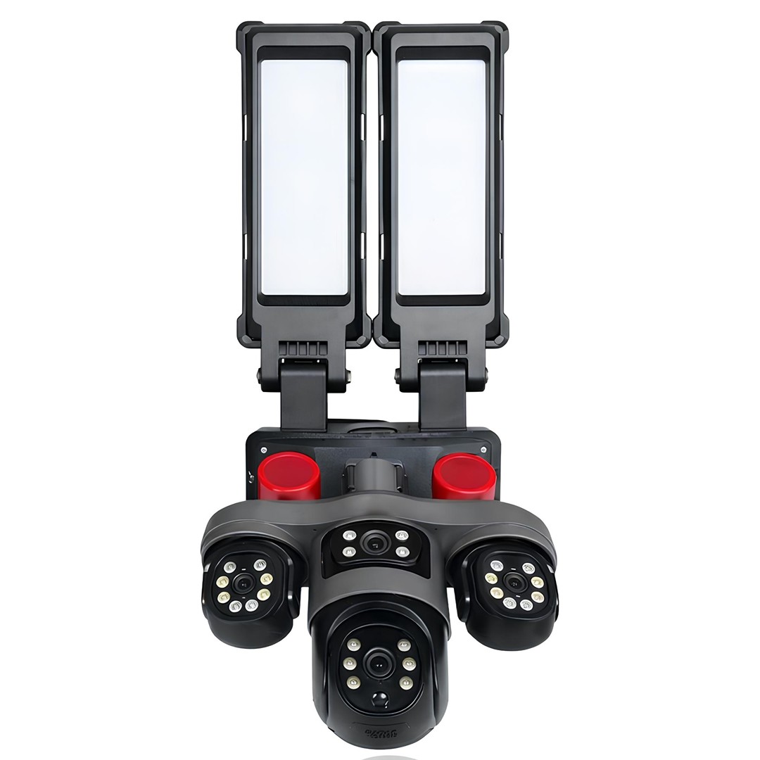 Onqam ON-SG5220-AOV 4G Solar Güvenlik Kamerası 2 Lens 3MP - Sim Kartlı 7-24 Kayıt