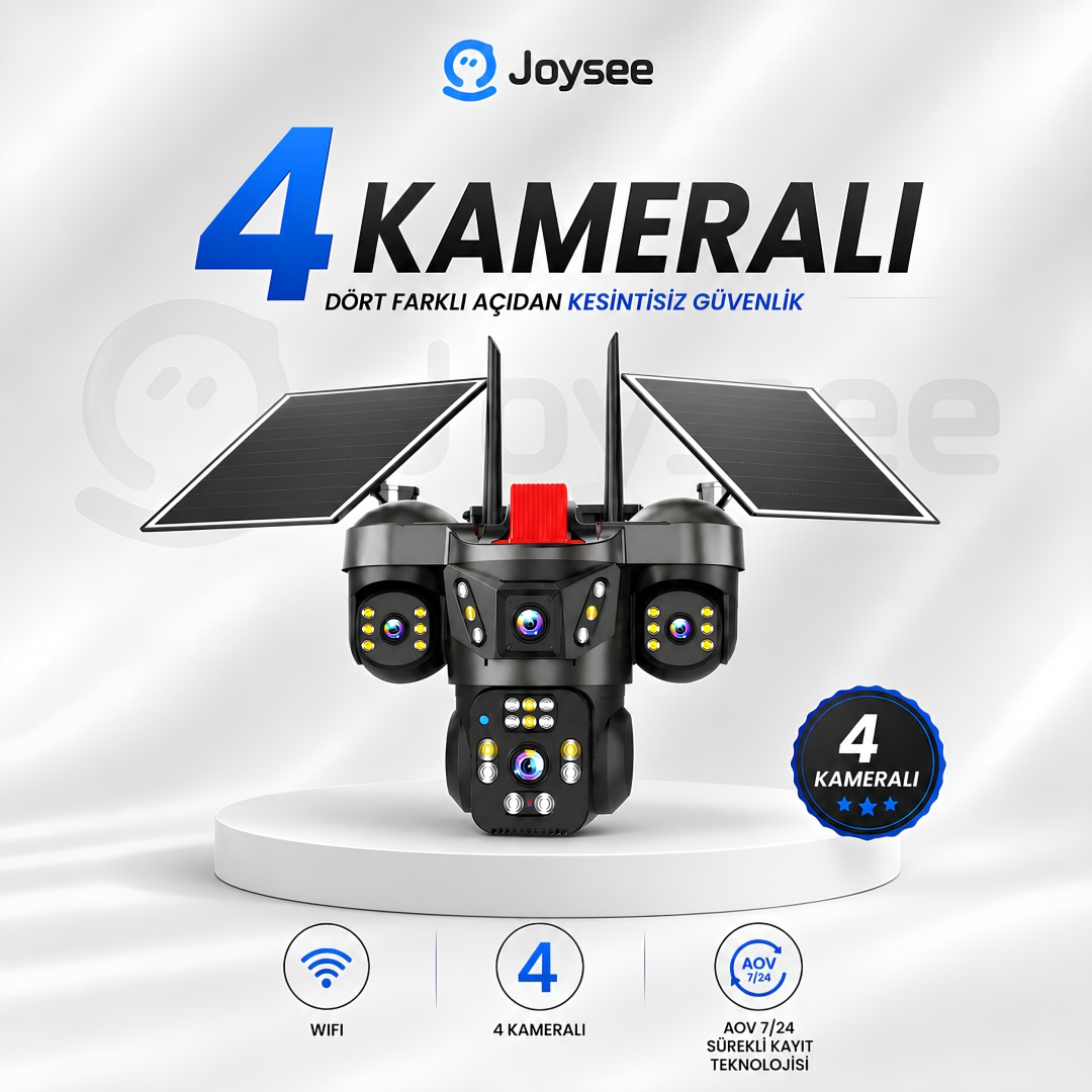 Onqam Sw4 4 Kamerali Solar Aov Wifi Guvenlik Kamerasi Model Fiyatlari