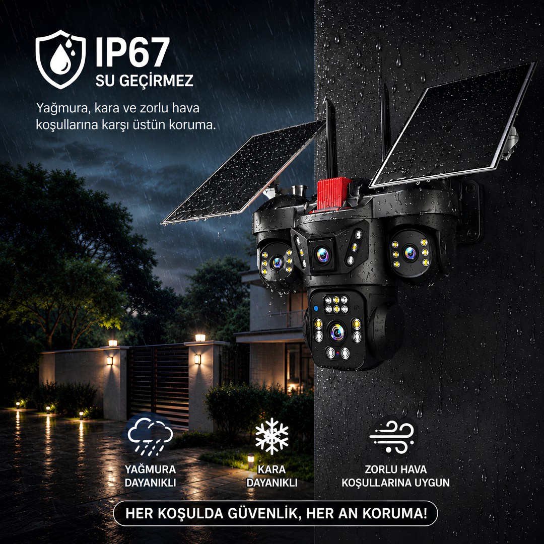 Onqam Sw4 4 Kamerali Solar Aov Wifi Guvenlik Kamerasi Yorumlari