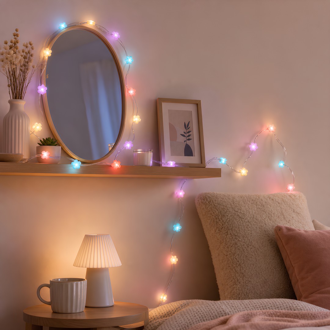 Panther Pt 357 Usb Led Isik 9 Metre Pastel Flower Kullanim Alanlari