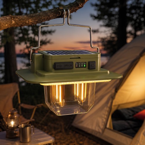 Panther PT-384 Filament LED Solar ve Powerbank Özellikli Kamp Lambası