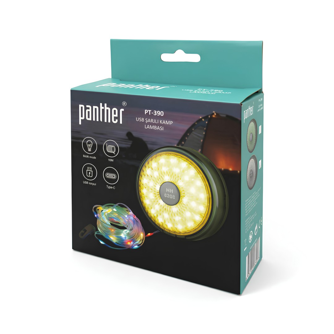 Panther Pt 390 8 Metre Serit Ledli Sarjli Kamp Lambasi Kutu Icerigi