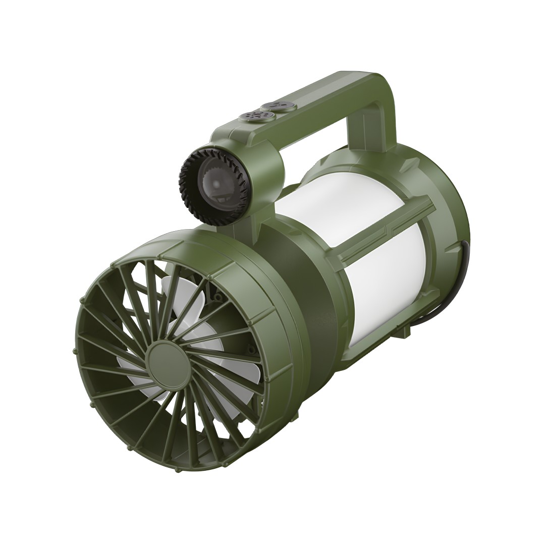 Panther PT-576 USB Şarjlı Solar Fanlı Kamp Lambası