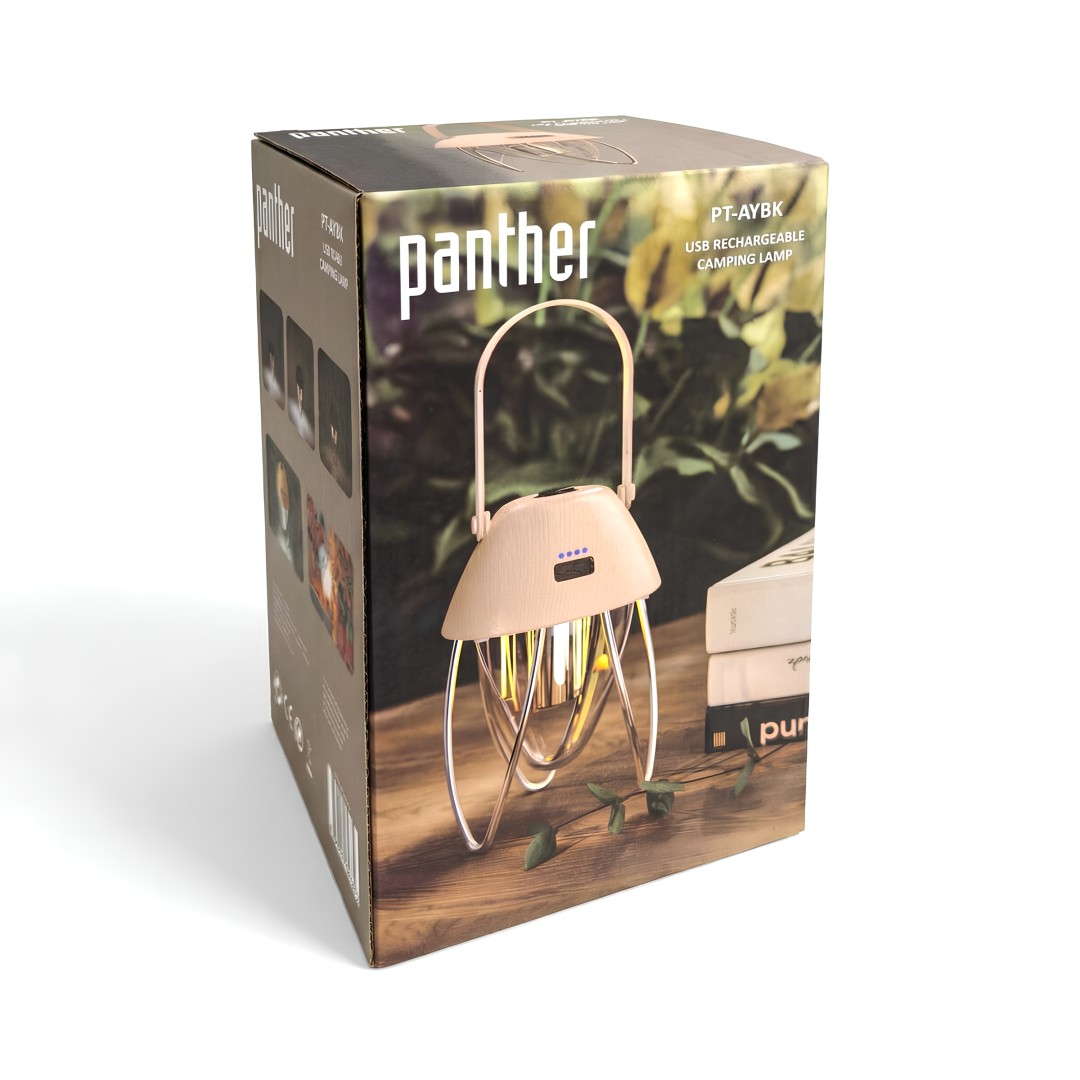 Panther Pt Aybk 800 Lumen Retro Usb Sarjli Led Kamp Lambasi Kutu Icerigi