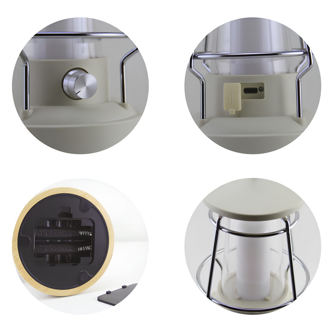 Panther Pt Fsm 800 Lumen Retro Usb Sarjli Kamp Lambasi Ayrintilar