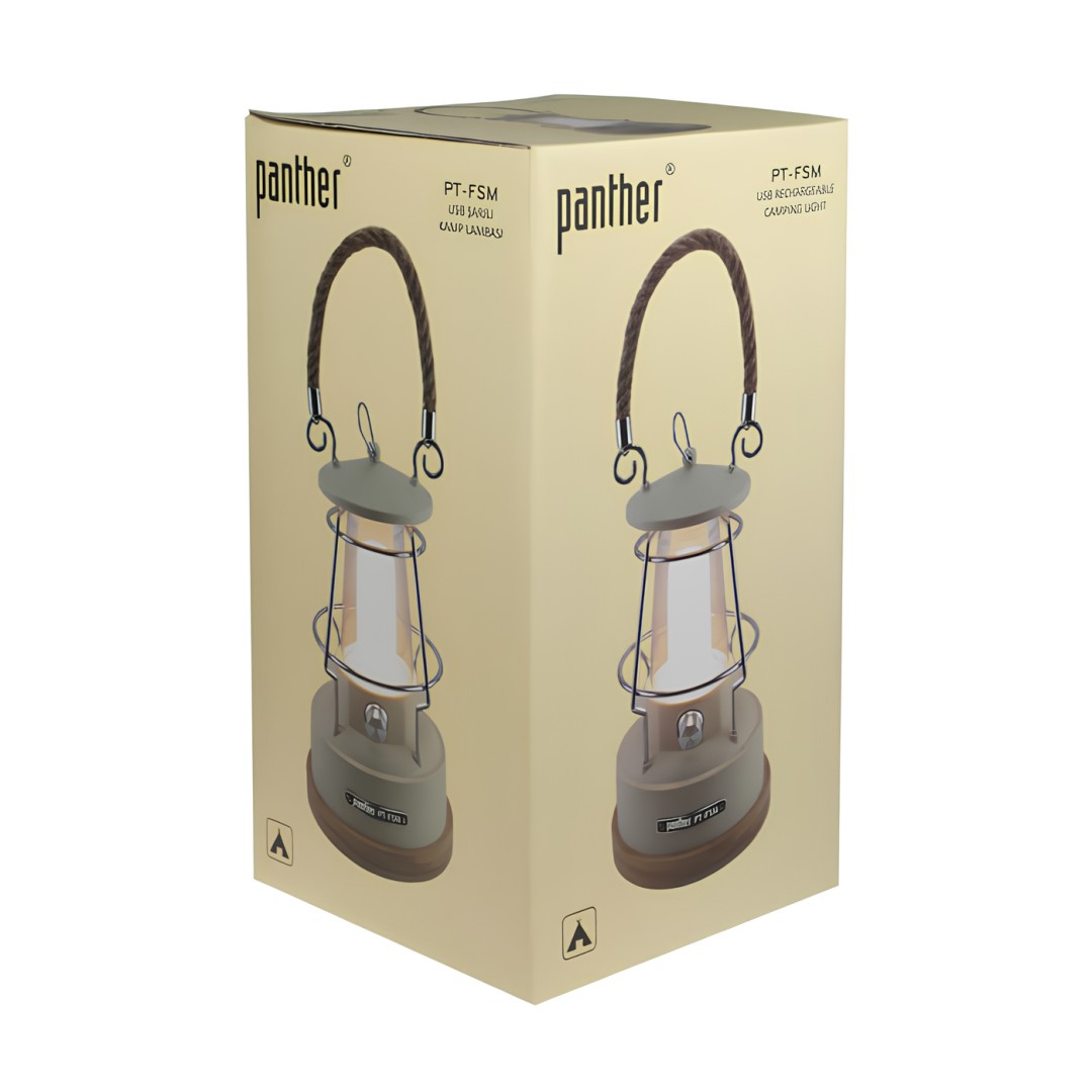 Panther Pt Fsm 800 Lumen Retro Usb Sarjli Kamp Lambasi Kutu Icerigi