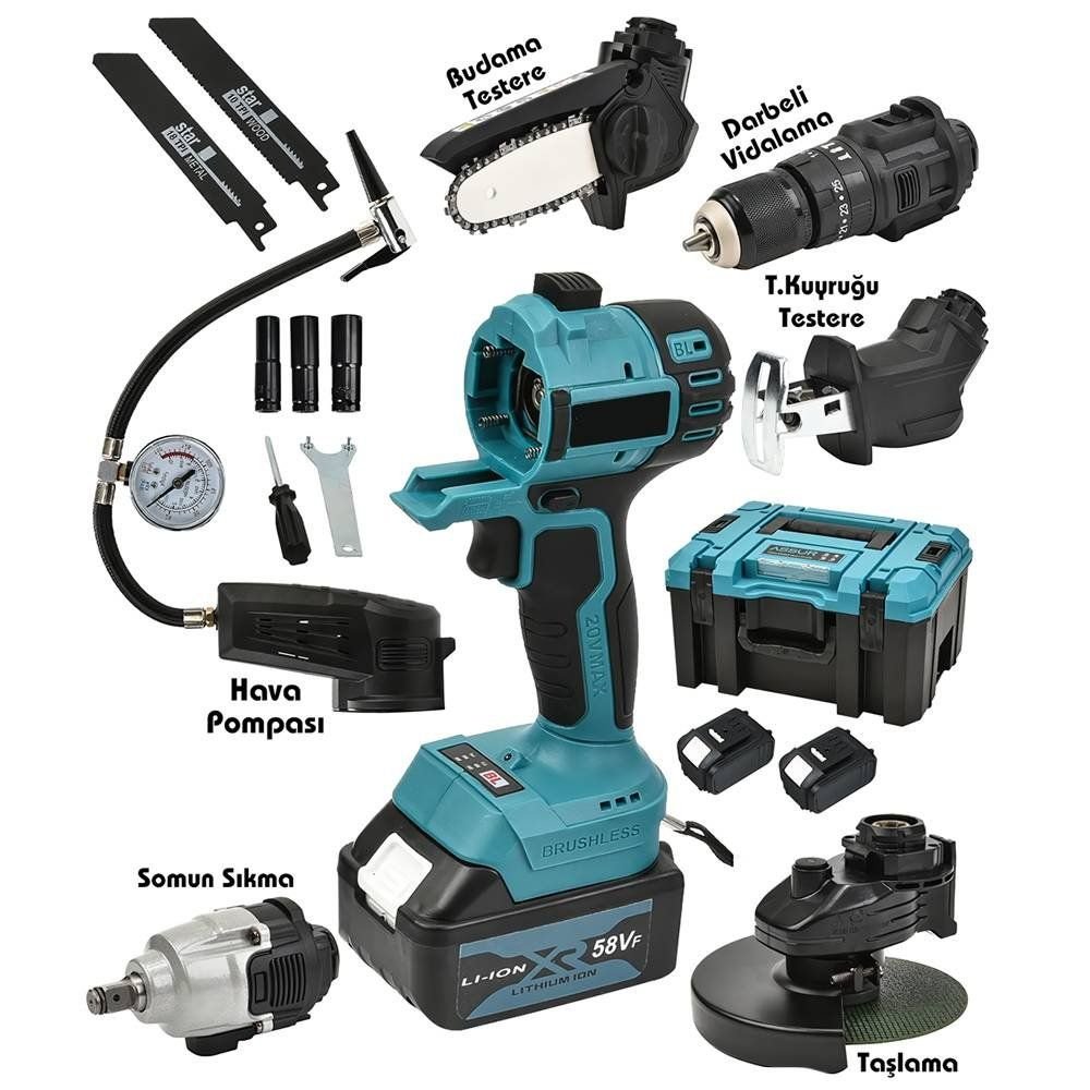 Prohummer PHSM191 Multievo 6lı Set 58vf Çok Amaçlı Şarjlı Set Takımı teknik özellikleri