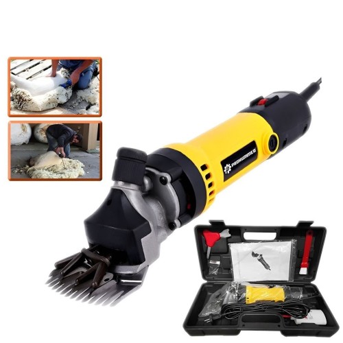Prohummer PH017 Elektrikli Koyun Keçi Kırkma Makinesi (Sarı)