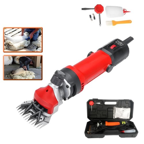 Prohummer PH018 Elektrikli Koyun Keçi Kırkma Makinesi (Kırmızı)