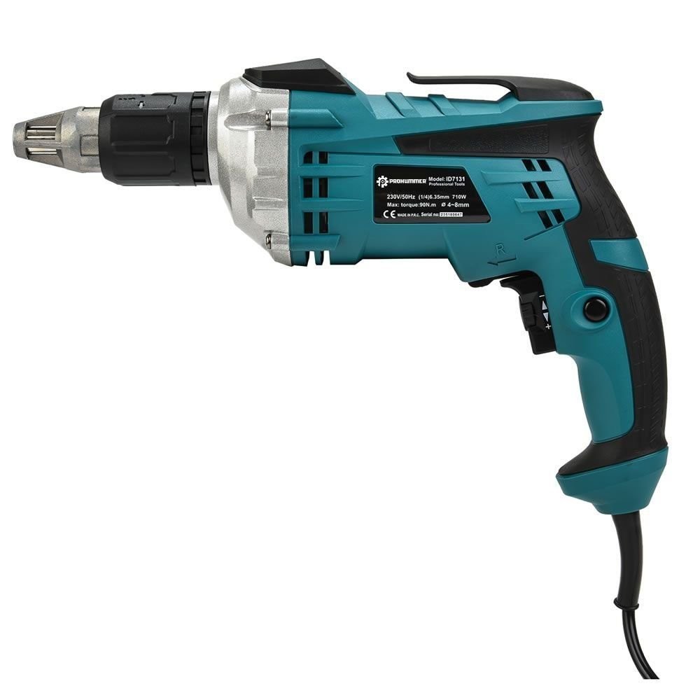 Prohummer PH244 Elektrikli Alçıpan Vidalama Matkap Mavi