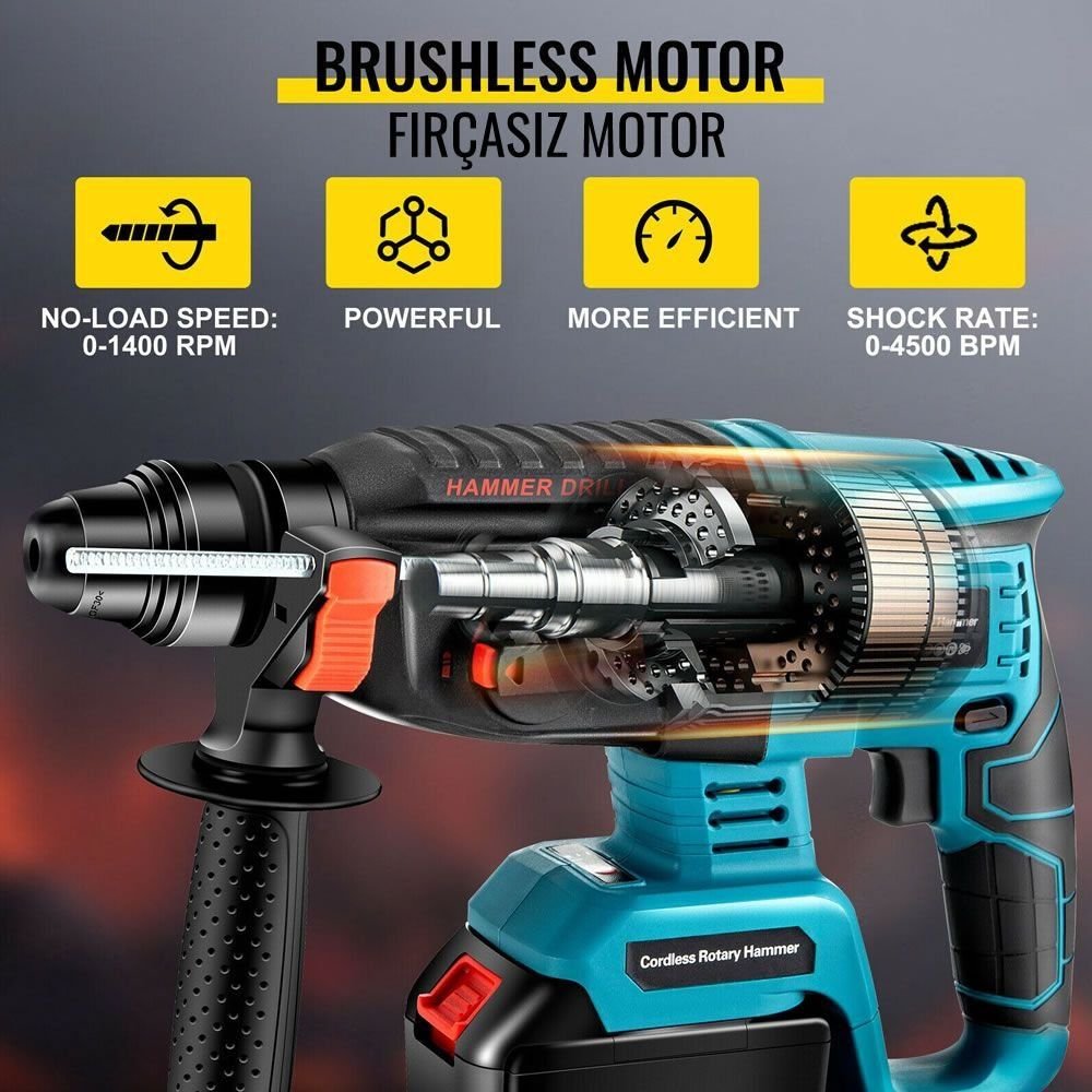 Prohummer PH-SM023 Akülü 58vf Ultra 3lü Set
