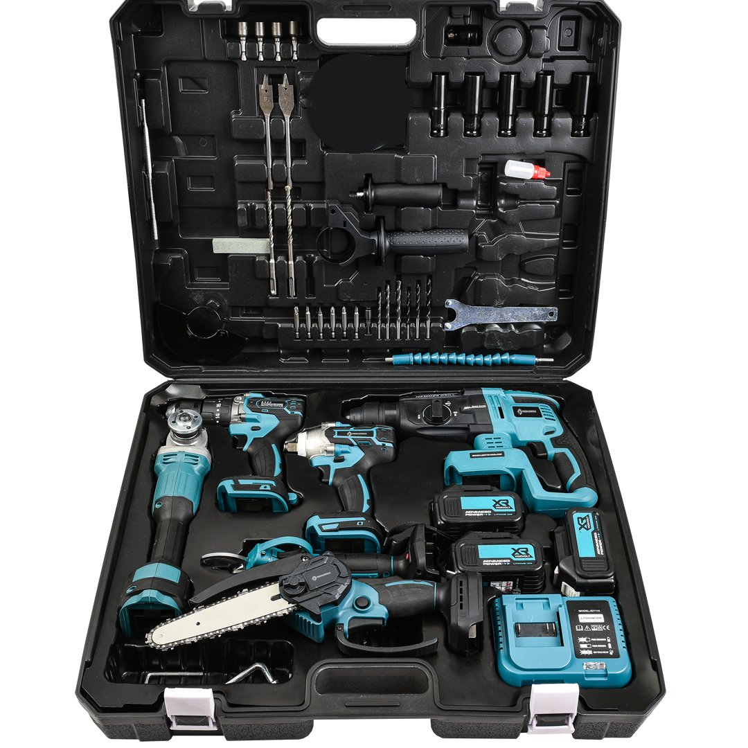 Prohummer PH253 Profesyonel Akülü Süper 6li Set Makina 88vf 5ah cantası
