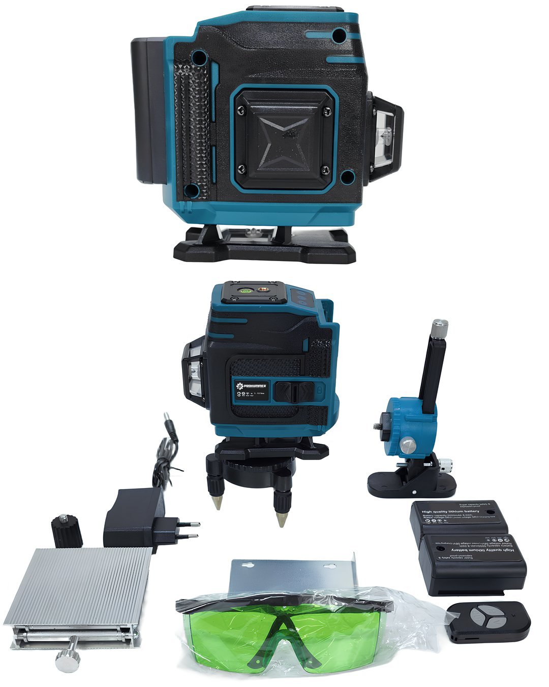 Prohummer PH300 Çift Akülü 12 Köşe 360° 58Vf Otomatik Hizalamalı Lazer Metre (Mavi) model ve fiyatlar