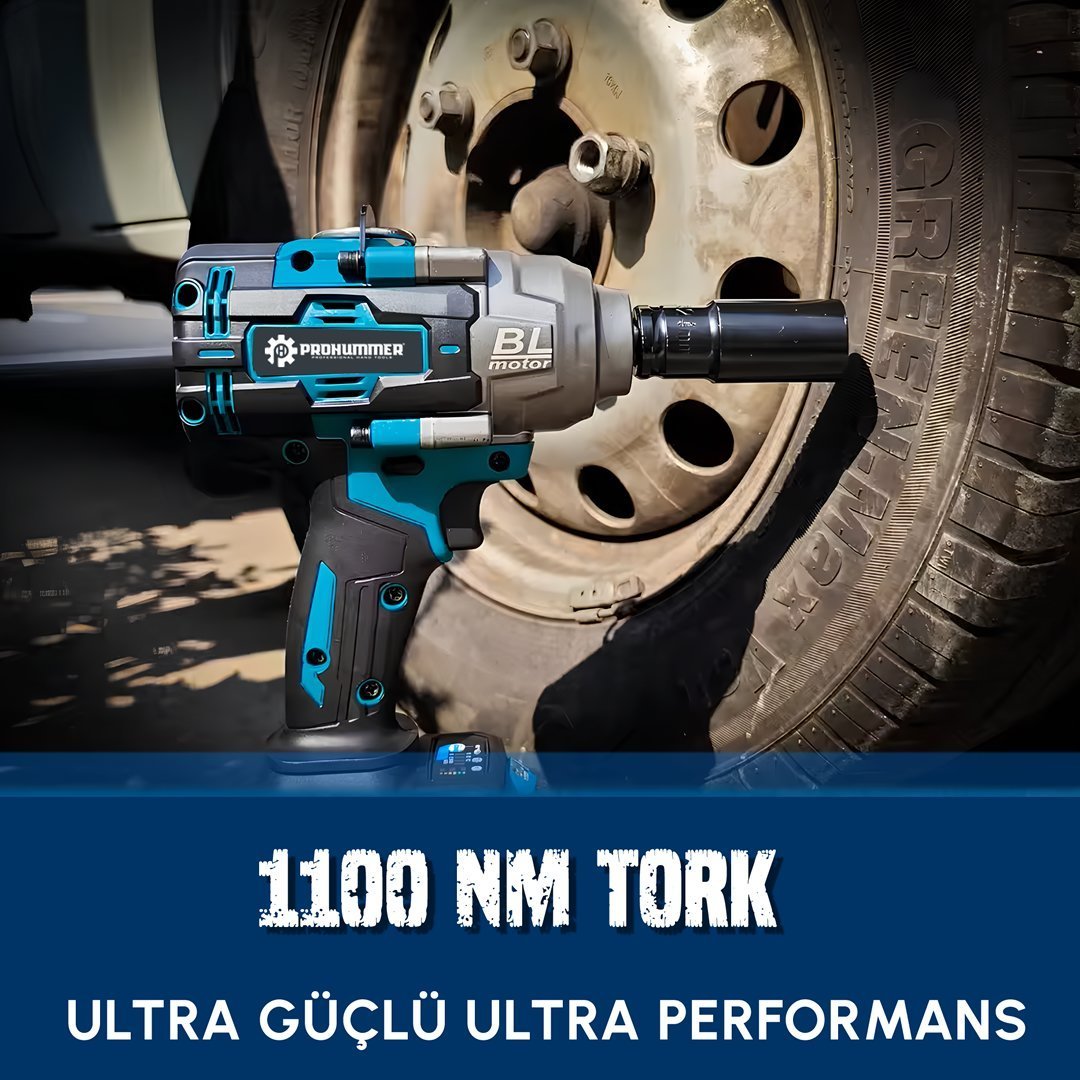 Prohummer PH305 Yeni Profesyonel Kömürsüz Akülü 88vf Somun Sıkma Sökme Seti 1100Nm model ve fiyatlar