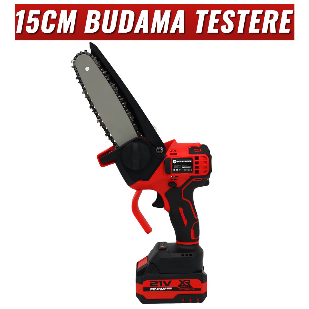 Prohummer ST777 Profesyonel Akülü Kırmızı Süper 6lı Set Makina dal budama testere özellikleri