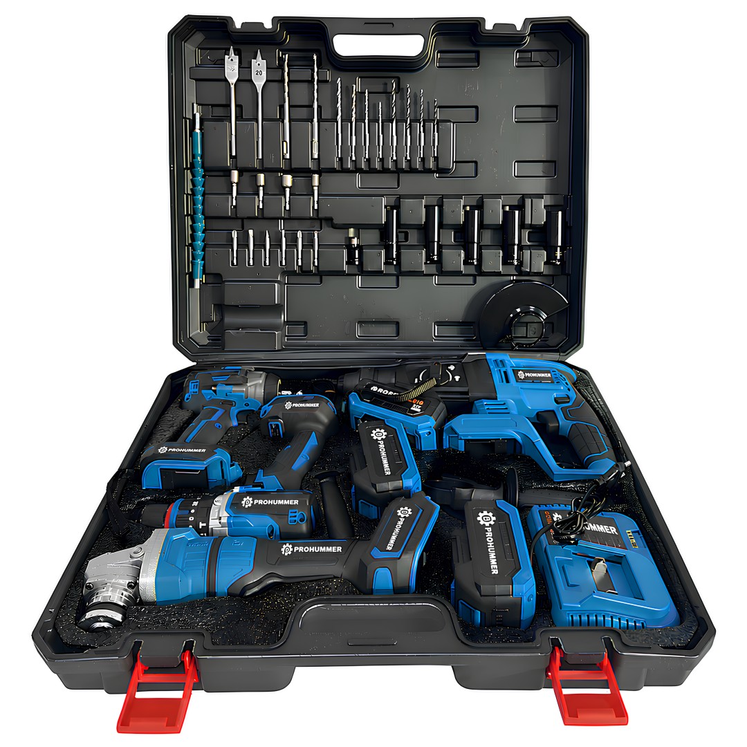 Prohummer PH339 Kömürsüz Akülü 4lü Set 21V 3ah taşıma çantası