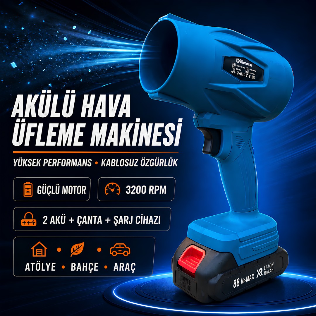 Prohummer Ph347 Akulu Hava Ufleme Makinesi Teknik Bilgiler