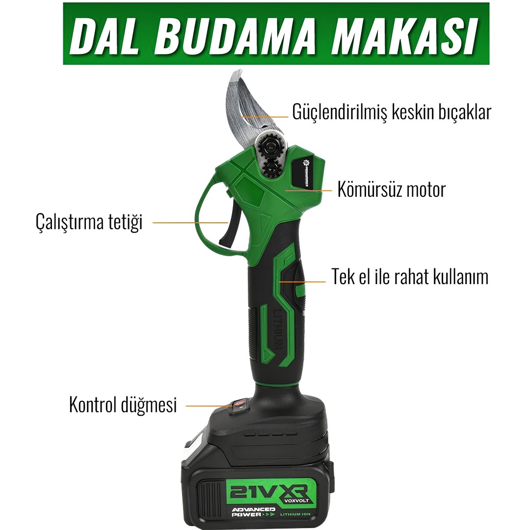 Prohummer Ph348 Akulu Super 6li Set 21volt Dal Budama