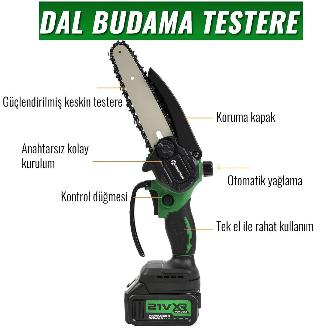 Prohummer Ph348 Akulu Super 6li Set 21volt Testere
