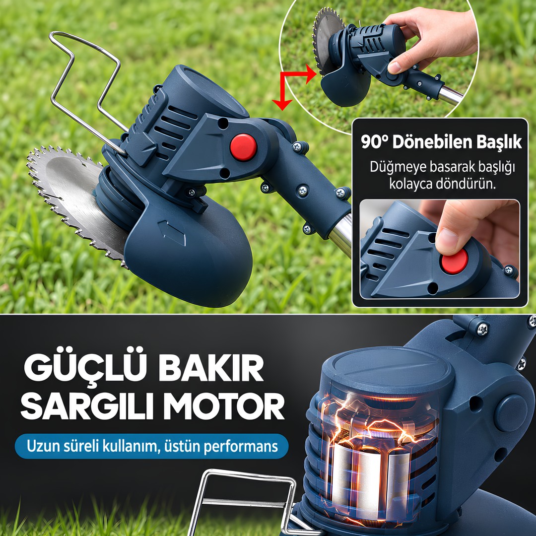 Prohummer Phm012 Akulu Profesyonel 4lu Bahce Seti Cim Bicme Ozellikleri