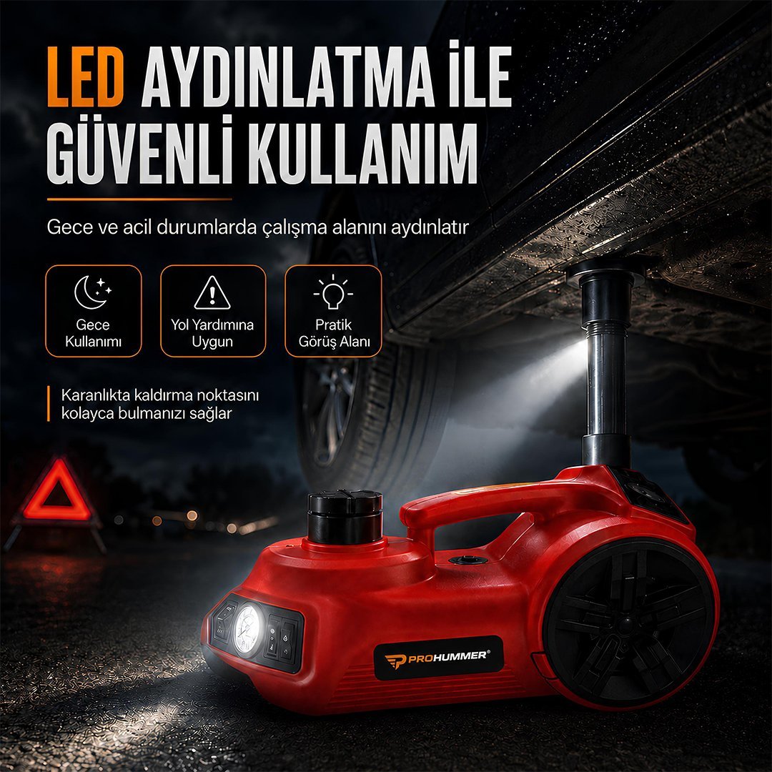 Prohummer PHM314 Elektrikli Kriko Seti  teknik kullanımı