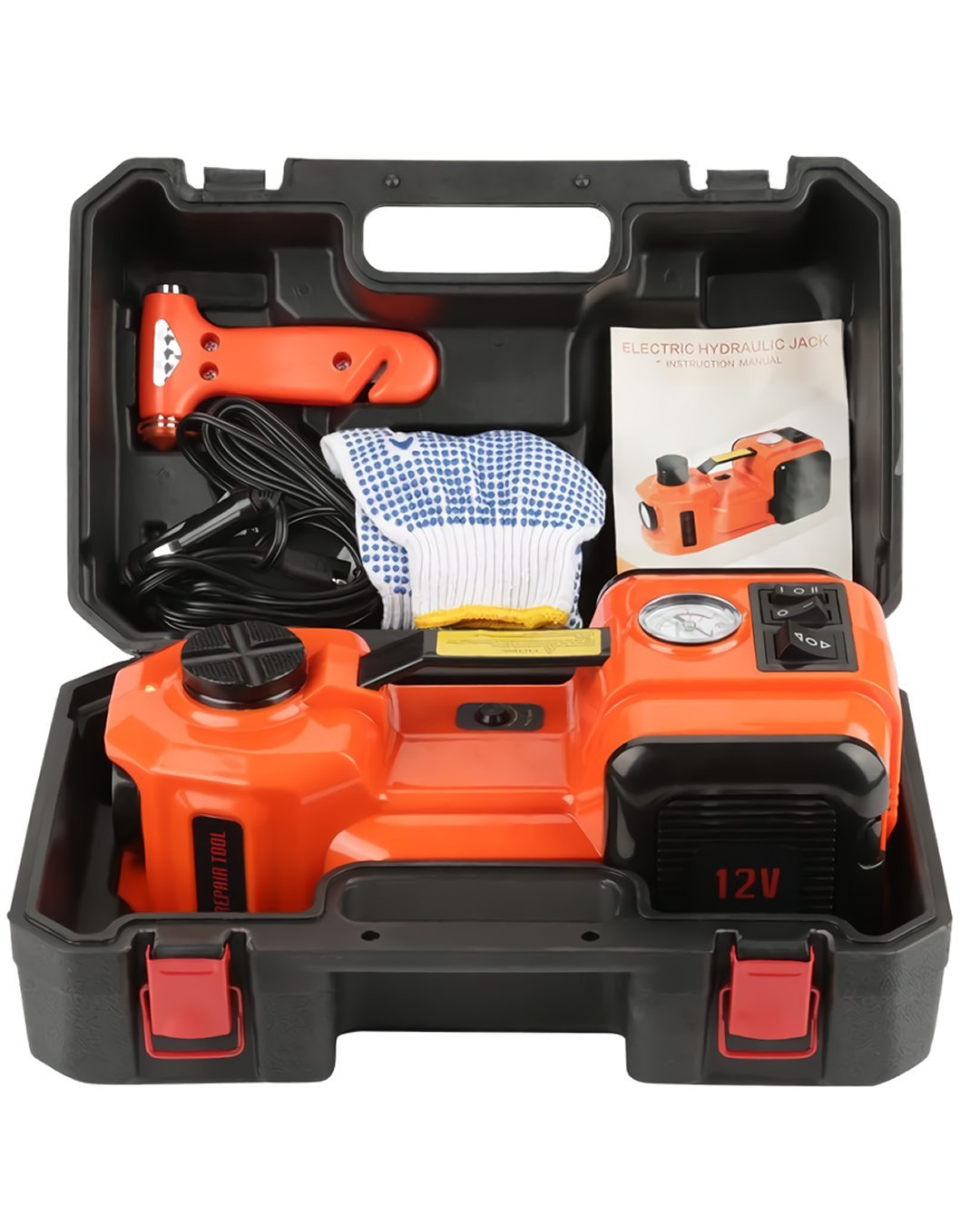 Rubikom eea354 Elektrikli 5 Ton Hidrolik Kriko Hava Pompası Bijon Anahtarı Makine Krikosu model ve fiyatlar