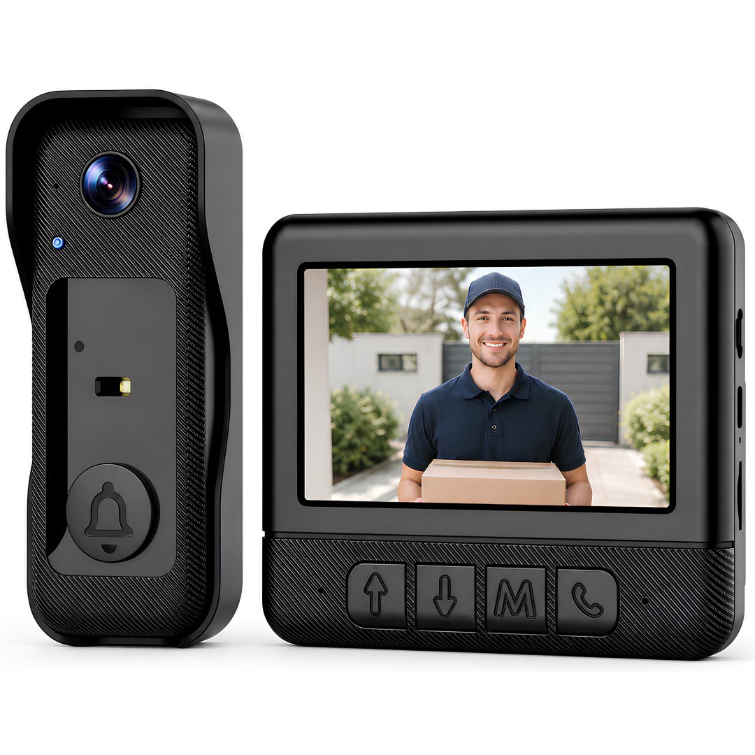 SMART HOME SH-24-G-VD Kablosuz Görüntülü Kapı Zili Seti