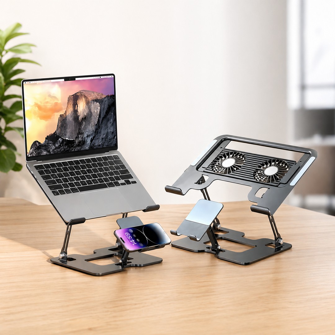 Venandin HLDCLDK-001 Cooldock Notebook Soğutucu Telefon Standlı Metal