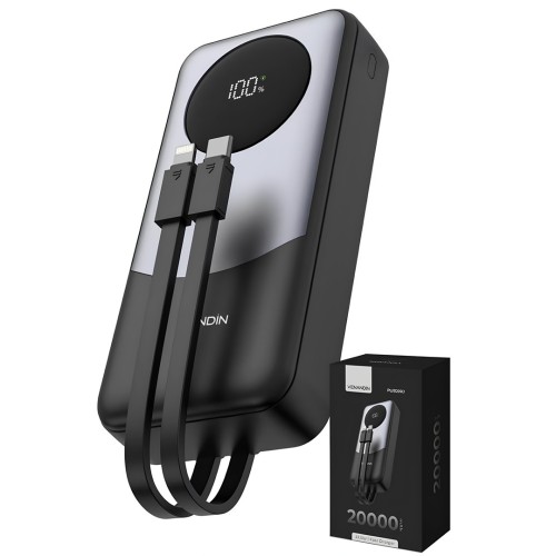 Venandin PWB20A2 20.000 Mah LED Göstergeli 22.5W Hızlı Kendinden Kablolu Powerbank