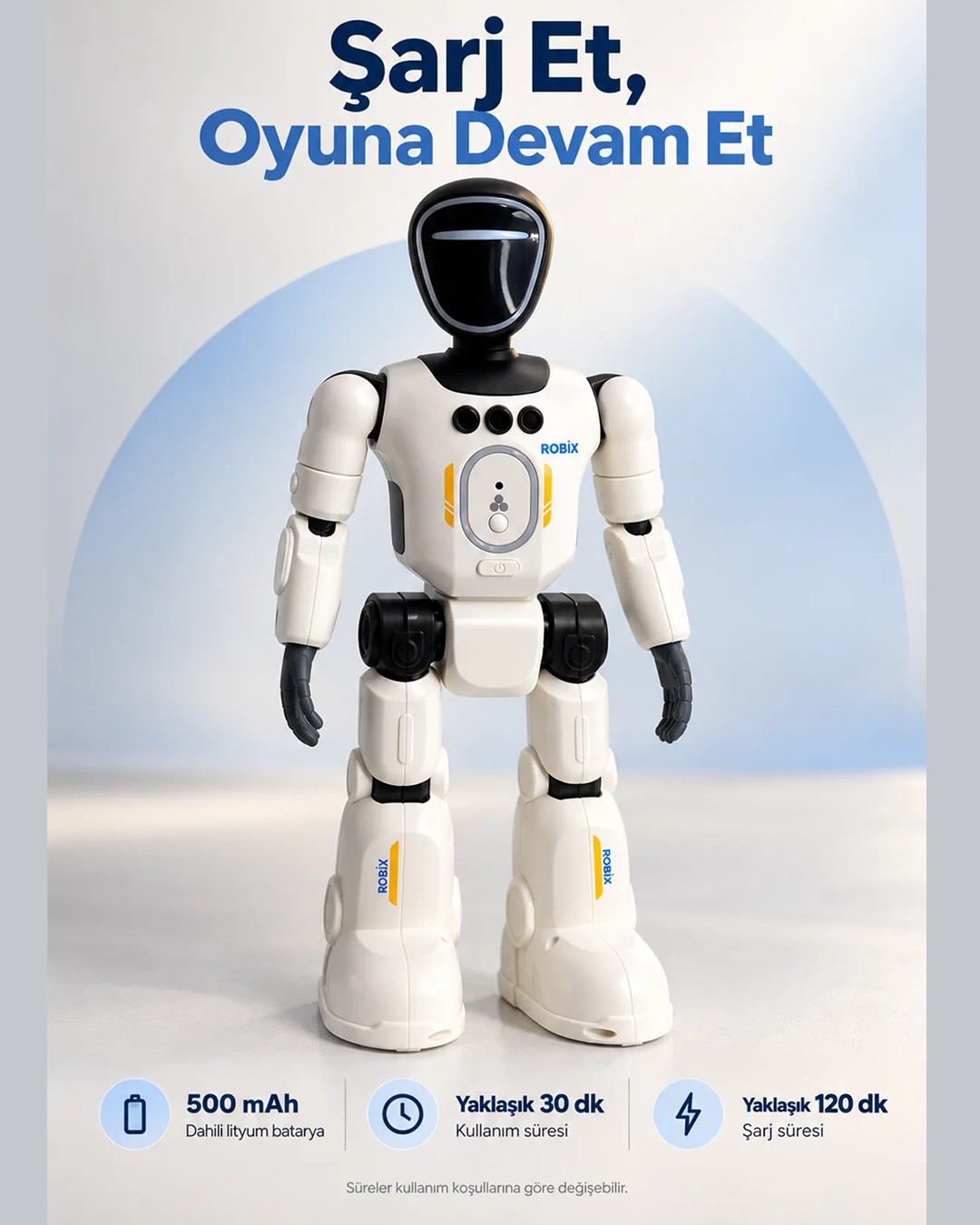 Venandin Robix 22011 Akilli Oyuncak Robot Bataryali