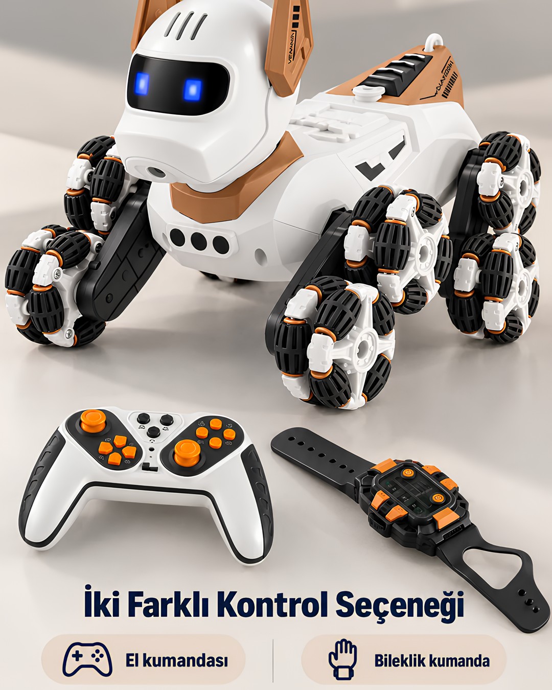 Venandin Vd 978 Turbo Dog Akrobatik Kopek Kahverengi Iki Kontrol Kumandasi