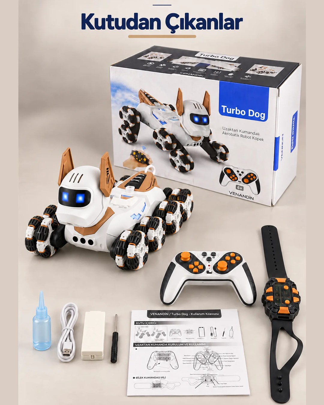 Venandin Vd 978 Turbo Dog Akrobatik Kopek Kahverengi Kutu Icerigi
