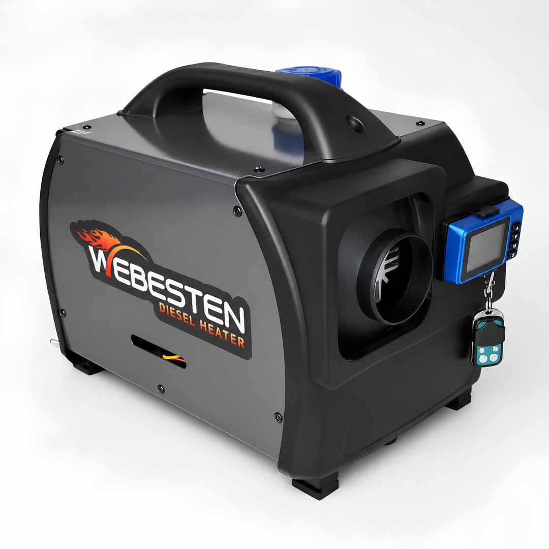 WEBESTEN WBS-BC-001 Çanta Tipi Dizel Isıtıcı 12V 24V 220V Bluetoothlu Taşınabilir Isıtıcı