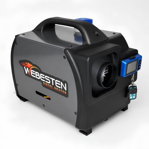 WEBESTEN WBS-BC-001 Çanta Tipi Dizel Isıtıcı 12V 24V 220V Bluetoothlu Taşınabilir Isıtıcı