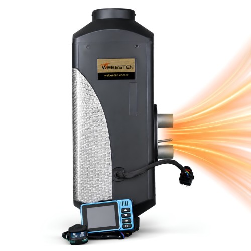WEBESTEN WBS-NF-01 5kW Sabit Tip Dizel Isıtıcı 12V 24V Bluetoothlu