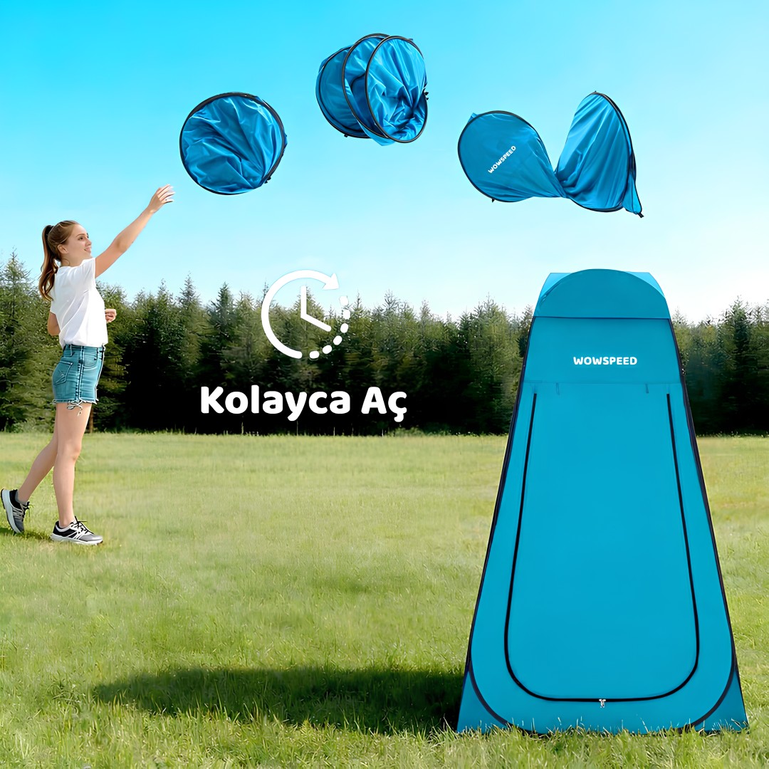 Wowspeed WS-POPUP-205951 Pop-UP Tuvalet Duş Çadırı 120x120x190cm kullanım alanları